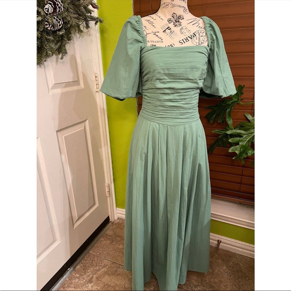 Free People Sage Green Maxi Dress